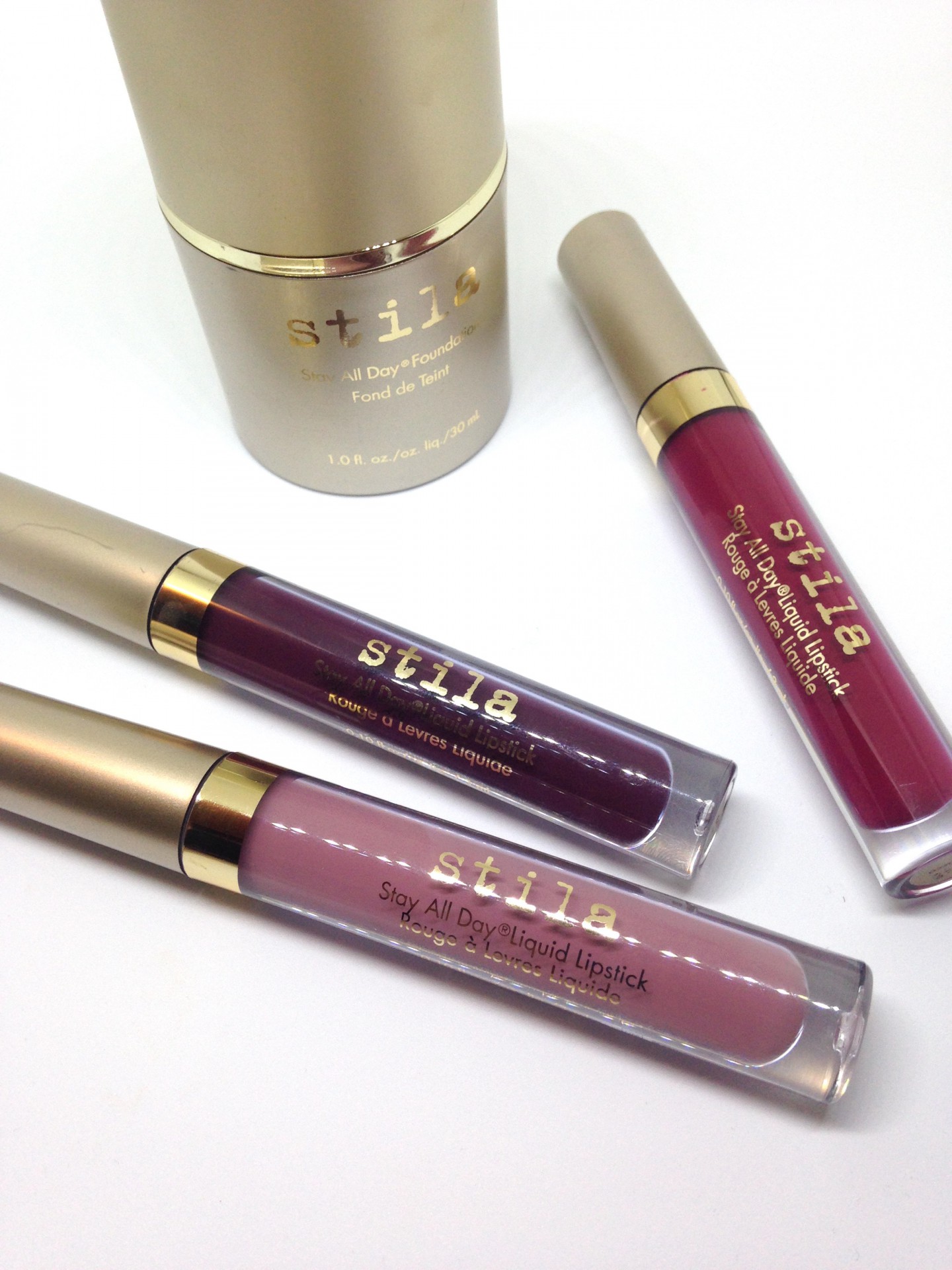Stila Stay All Day Foundation & Liquid Lipsticks