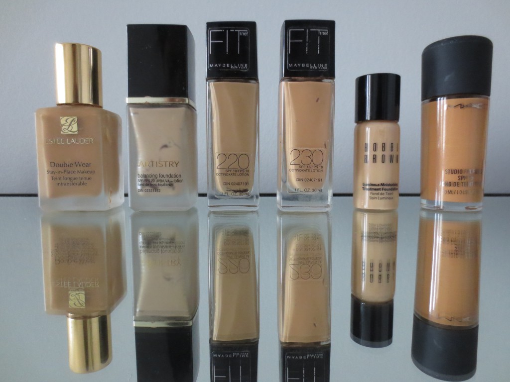 Liquid Foundations I Currently Use