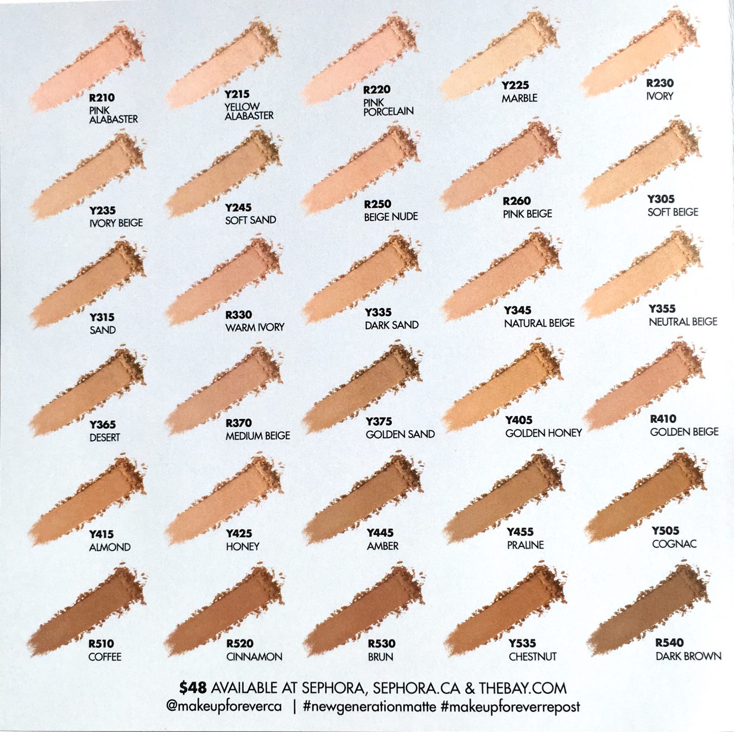 makeup-forever-hd-foundation-comparison-chart-saubhaya-makeup